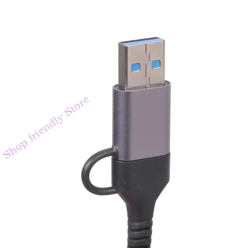 Space Saving USB Desktop Grommet Hole Desktop Cable Organization for PC Laptop