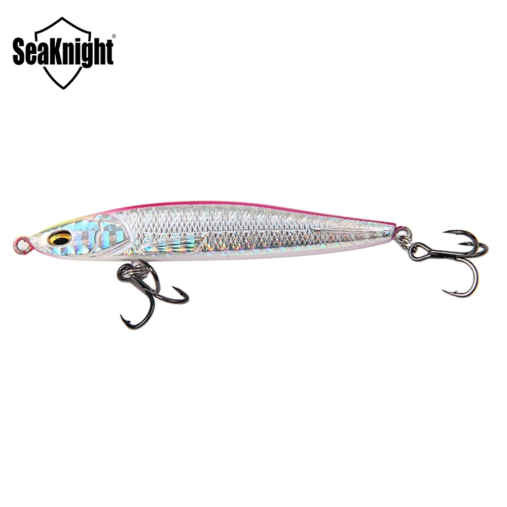 2023 Seaknight New Minnow Lures 8 Colors Hard Fishing Baits Sinking Pencil SEA Fishing Tackles BASS Lures All Water-Depth Baits