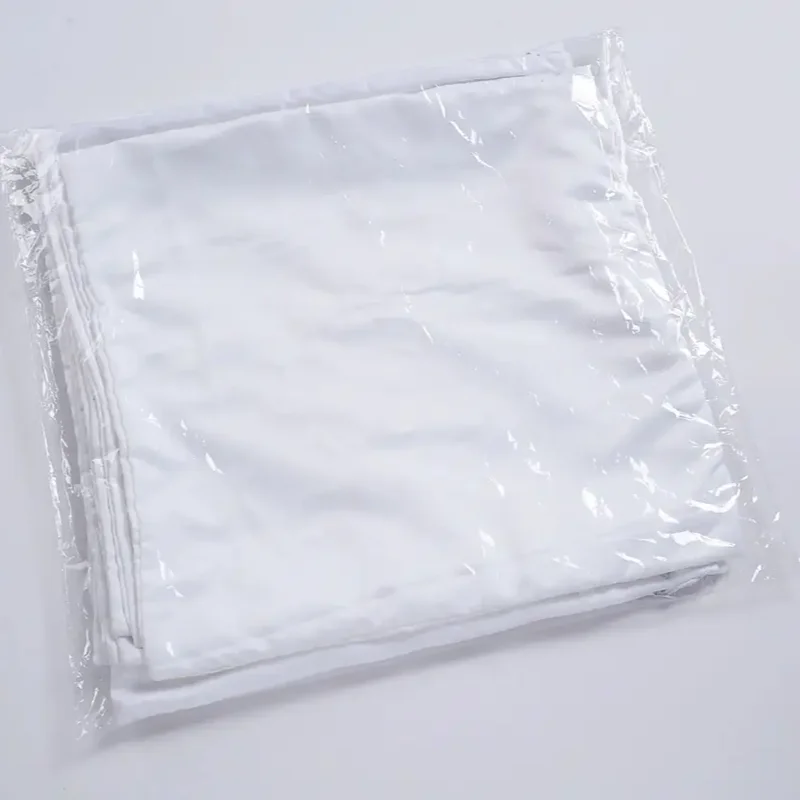 20Pcs Hot Selling Thermal Sublimation Blank Pure White Pillows Case Sofa Office Car Waist Cushion Cover Gift