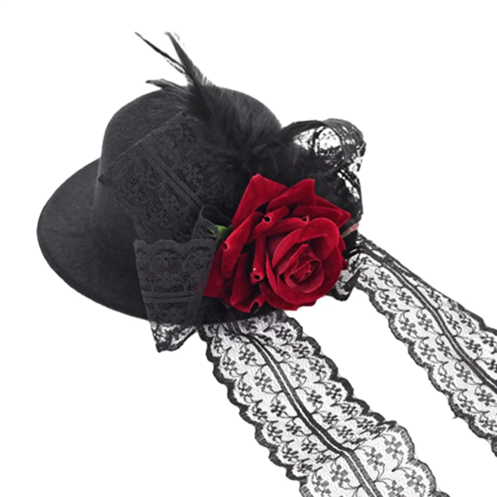 Steampunk Mini Top Hat Headwear Womens Girls Decorative Hair Clip Hair Accessories for Dance Party Favors Holiday Photo Props