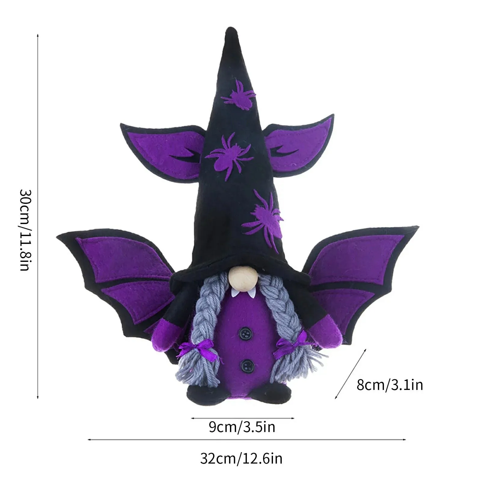 مثيرة للاهتمام هالوين قزم أفخم دمية مضحك لطيف المحمولة اليدوية دمية مجهولي الهوية الكرتون رائعة المنزل منضدية الحلي