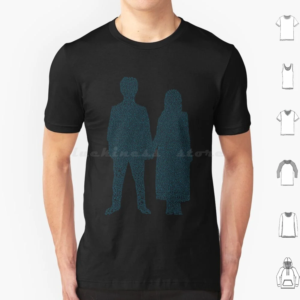 Songs Of Experience Lyric Silhouette Blue Black T Shirt 6xl Cotton Cool Tee Music Album Cover Songs Songs Of Experience Soe