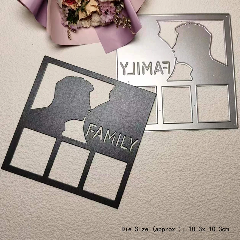 

Pregnant Mother Metal Cutting Die New Decoration Background Scrapbook Greeting Card Crafts Template for Card Making