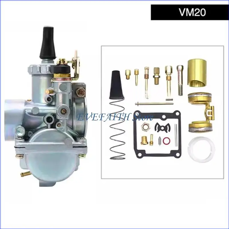 

124B комплект для ремонта карбюратора мотоцикла, простая установка, комплект для ремонта мотоцикла, устойчивый к коррозии для