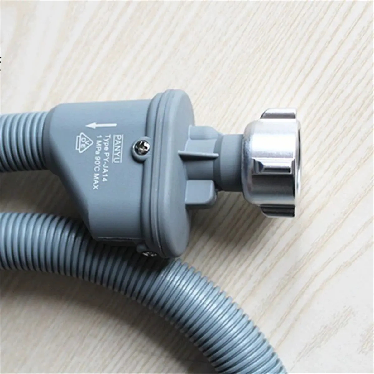 خرطوم الغسالة 1.5 متر 3/4 بوصة خرطوم الغسالة بما في ذلك صمام الأمان وخرطوم مدخل وقف المياه للغسالة #3