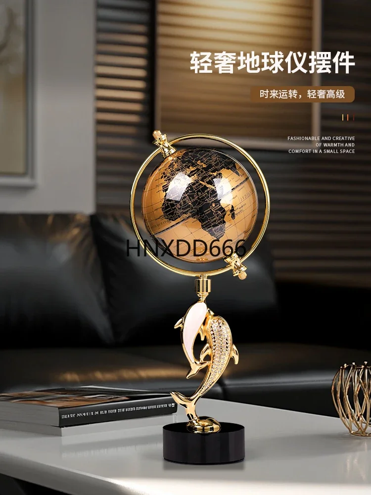 Office globe ornament light luxury high-end handicrafts