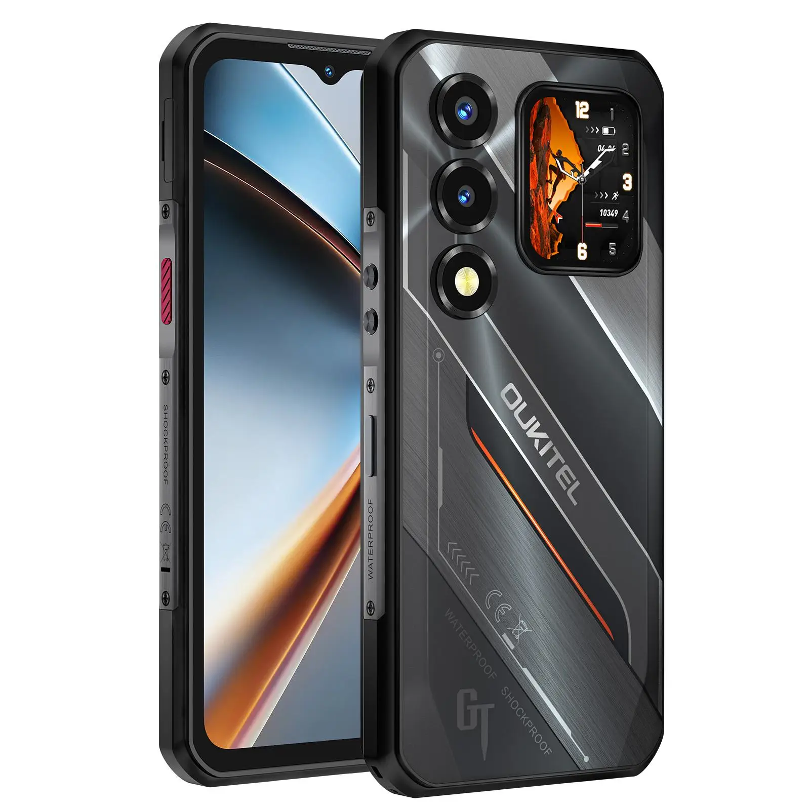 Oukitel WP66 Rugged Phone 12GB+512GB 6.6'' Android 16 Dimensity 7025 108MP Camera 33W NFC 5G Smartphone