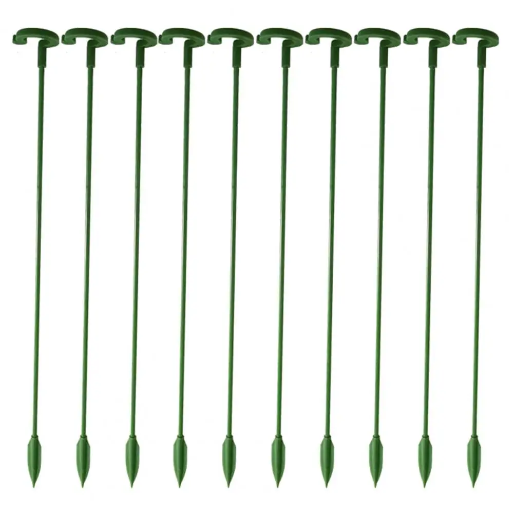 10Pcs Plant Support Stake Stick Sunflower Vegetables Stem Glass Fiber Support Stick Potted Plant Support Gardening Supplies