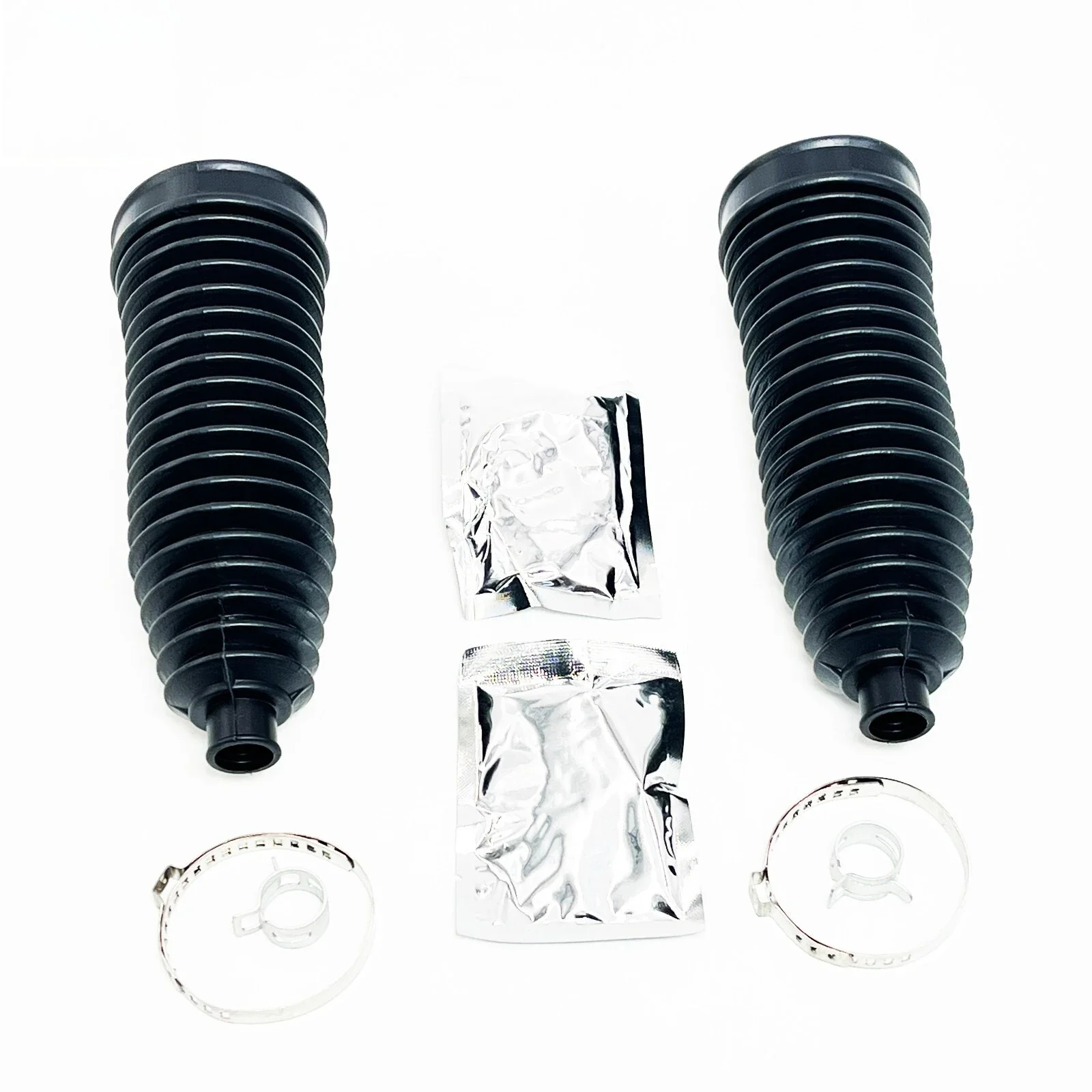 L&R Steering Bellow Set Front 2pcs For BMW 745Li 750i 750Li 760i 760Li Alpina B7 X3 X5 M5 M6 528xi 530xi 535i 530i 535xi 528i