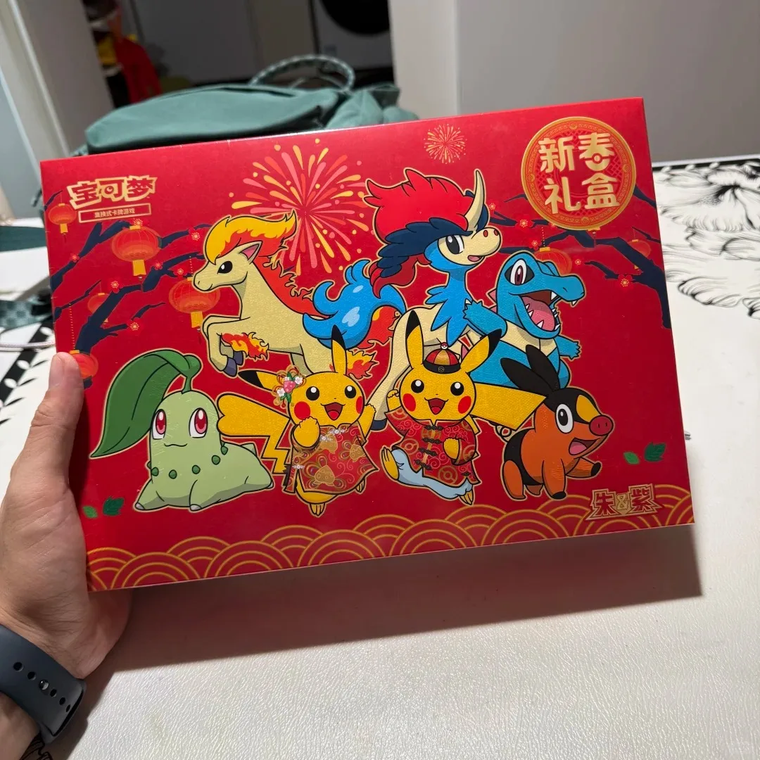 New In Stock 100% Original 2026 Pokemon New Year Gift Boxes Set Simplified Chinese Version Cards PTCG Collection Halloween Gifts view 5