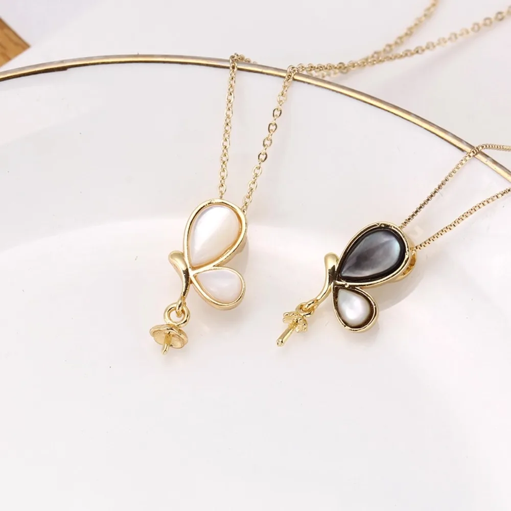 

5pcs Pendant Clasp Bail Connector Copper Plated 18K Gold Pendant Settings Jewelry Findings Parts Fittings Connection Accessories