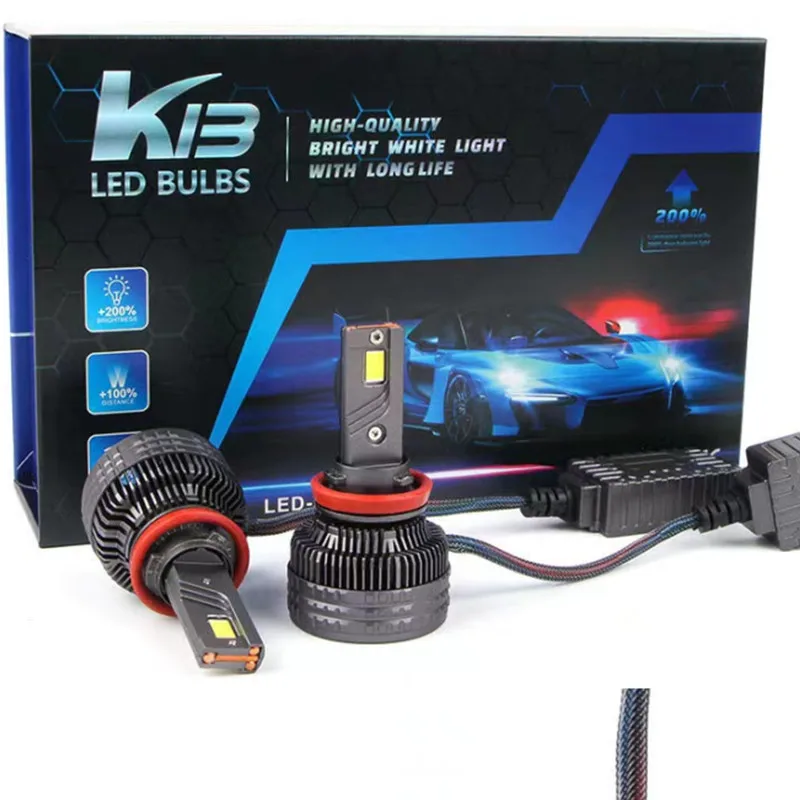 K13 240W Car LED headlights 4575 CSP H7 H11 9005 9006 9012 H13 9004 9007 H4 Car Fog Lamps fan Auto LED Headlight bulbs