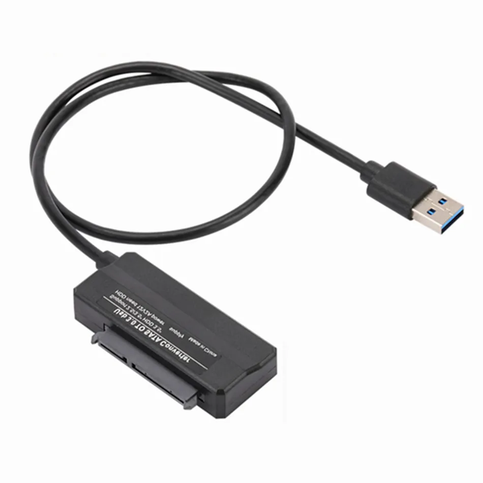 Kabel adapter SATA na USB 3.0, kabel USB na SATA 3, obsługa 22 pinów, 2.5/3.5 cala, zewnętrzny dysk twardy HDD/SSD, złącze komputerowe. — zdjęcie produktu 6