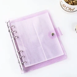 A6 Glitter Photocard Binder 100 Photos for 2x6 Inch Photo Strips Bookmark Photo Booth Frame Album Idole Cards Organizer