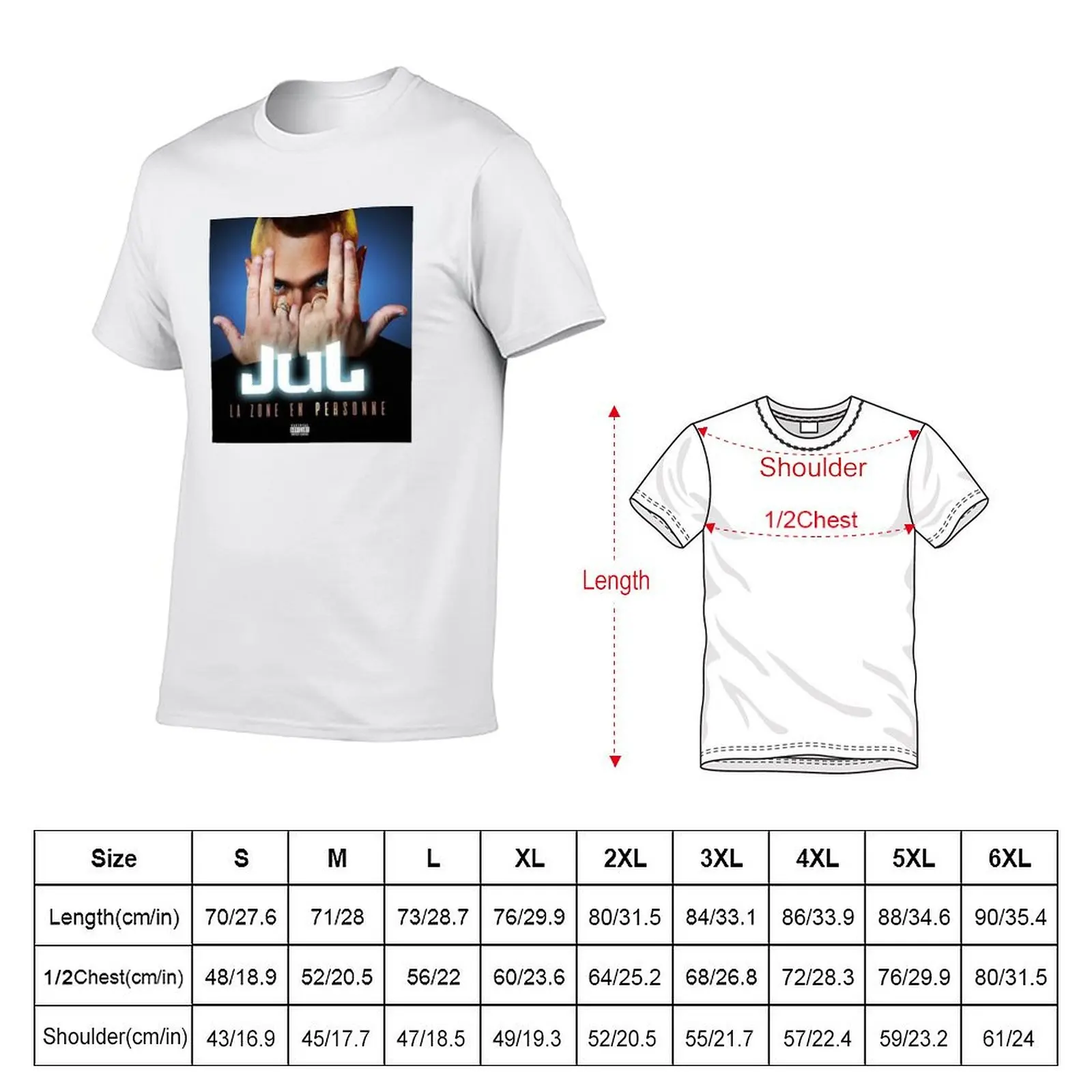 JUL RAP T-Shirt t shirts designer cotton t shirt pack T-Shirt