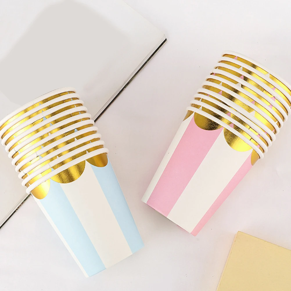 

20pcs Disposable Time Paper Takeaway Cups For Party Home Office Restaurant Use Mild Environmentally Friendly Paper