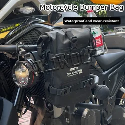 Per Triumph Trident 660 Tiger 900 1200 borsa paraurti multifunzionale universale per moto pacchetto barra di protezione anticaduta impermeabile