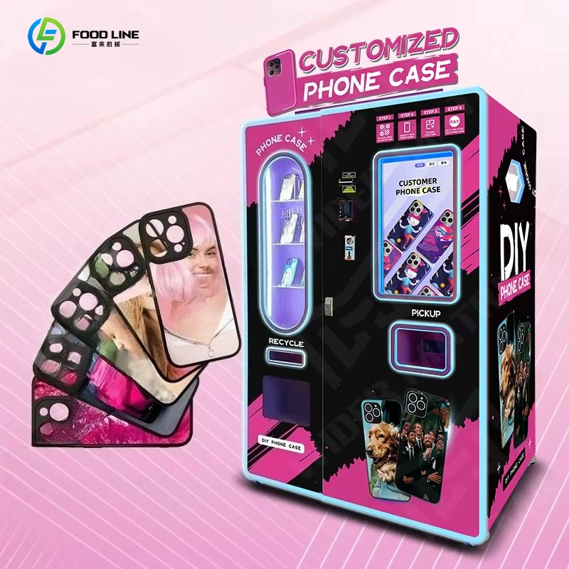 intelligent self-service vending machine hot sale custom mobile phone case vending machine