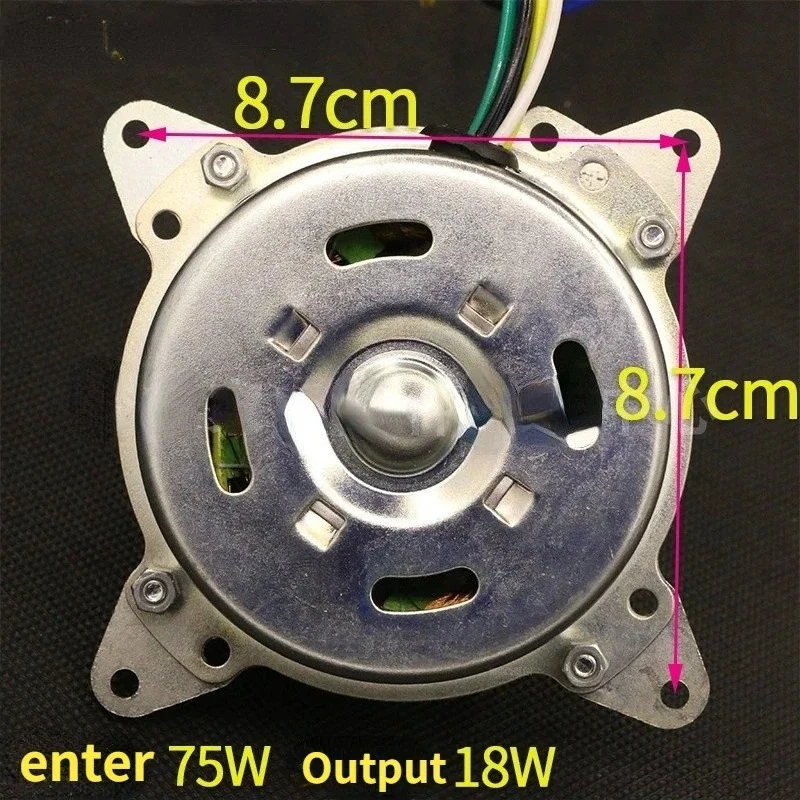 Pure Copper 6 Wire Cooling Fan Motor Water Evaporative Cooler Replacement Motor Industrial Cooling System Maintenance Part