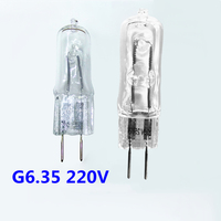 5PCS G6.35 220V 35W G6.35 220V 50W light bulb G6.35 220V 75W glass light bulb G6.35 220V 150W machine light G6.35 220V 250W Bulb