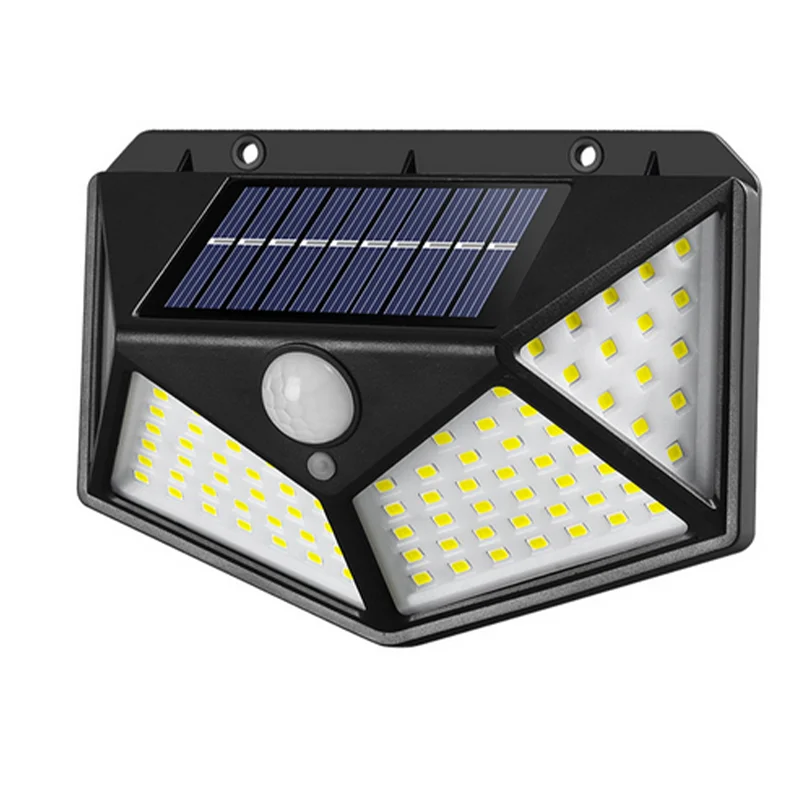 Lampe LED solaire avec détecteur de mouvement PIR, imperméable, 3 Modes d'éclairage, luminaire d'extérieur, applique murale, idéal pour la décoration d'un jardin