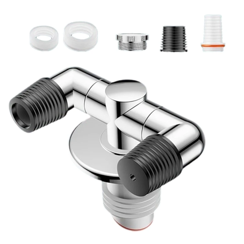 Washing Machine Floor Drain Adapter Tees Joint AntiOverflow Sewer Elbow Pipe Connector Bathroom Accessories Enduring