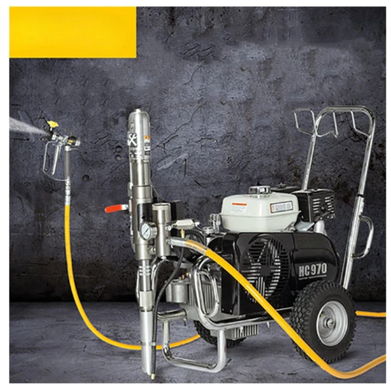 Putty sprayer spray gun inner and outer walls fuel type