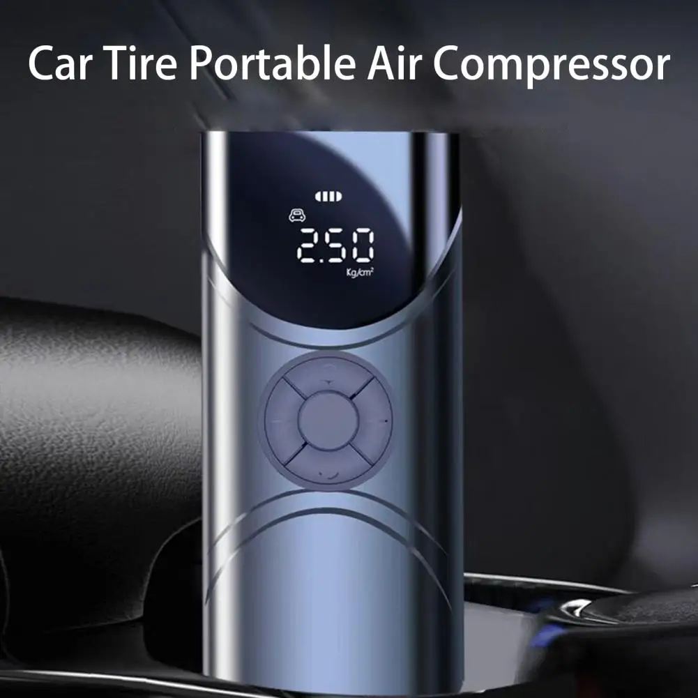 Inflator Pump  Practical Digital Pressure Gauge Compact  Car Tire Portable Air Compressor Car Supplies