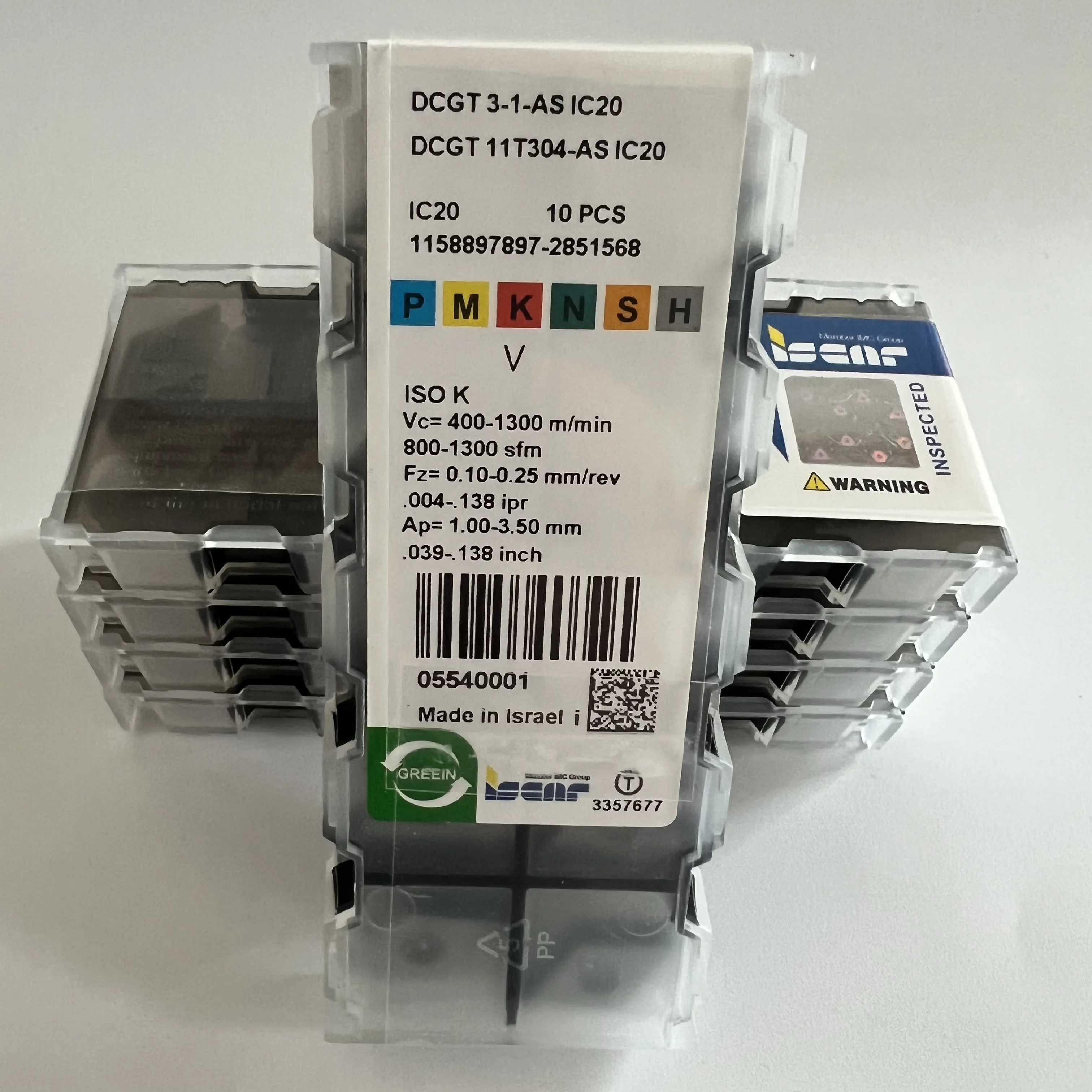 DCGT11T304-AS IC20 /Original carbide blade 10 Pcs