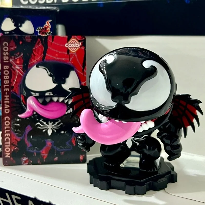 Marvel Spider-Man 2 Series Venom Blind Box Cosbi Anime Figure Collectible Model Decor for Birthday Gift