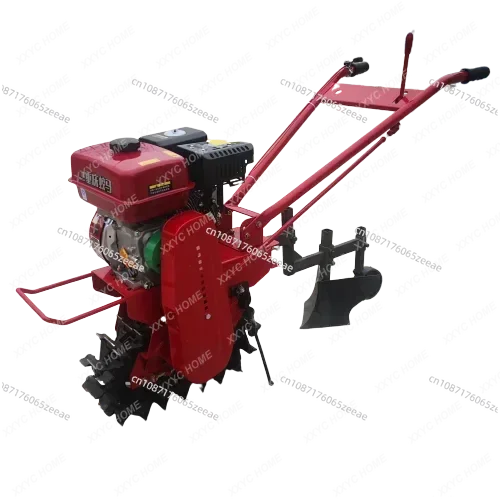 New Pastoral Management Track Caterpillar Track Micro-Tiller Multi-Functional Small Diesel Plough Agricultural Machinery Tools