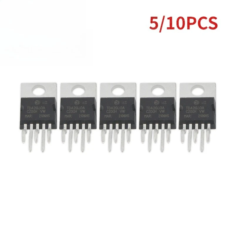 5/10 pz TDA2030A TDA2030 Transistor Amplificatori Lineari Chip TO-220 Componente Elettronico Chip IC Kit Amplificatore Audio Hi-Fi