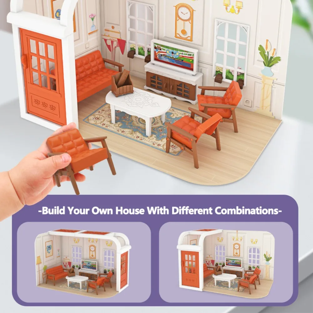 ห้องครัวเฟอร์นิเจอร์บ้านตุ๊กตา Miniature ของเล่นฉาก Miniature รายการตุ๊กตาอุปกรณ์เสริม Miniature เฟอร์นิเจอร์
