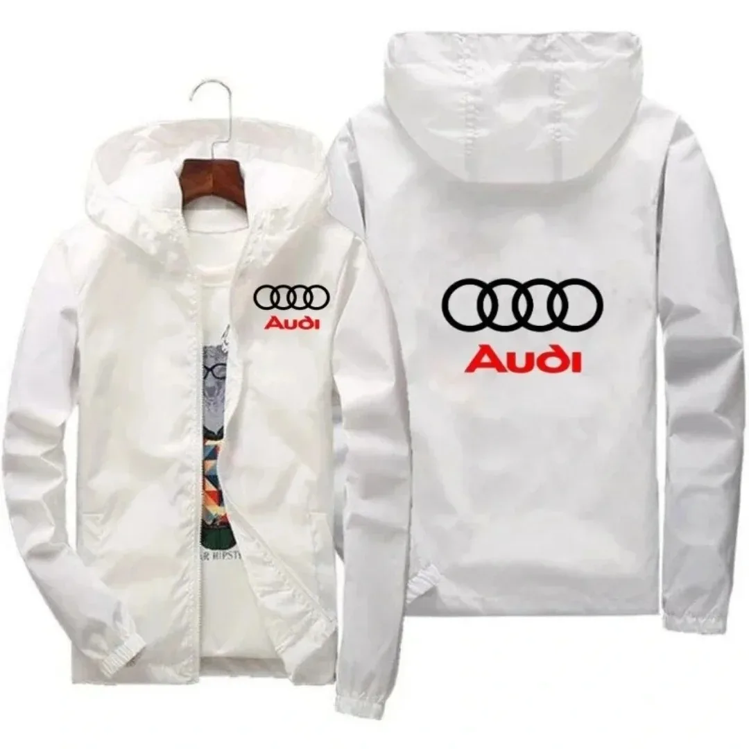 

Audi motorcycle windproof and waterproof jacket, exquisitely designed, simple and fashionable, suitable for riders and casual we