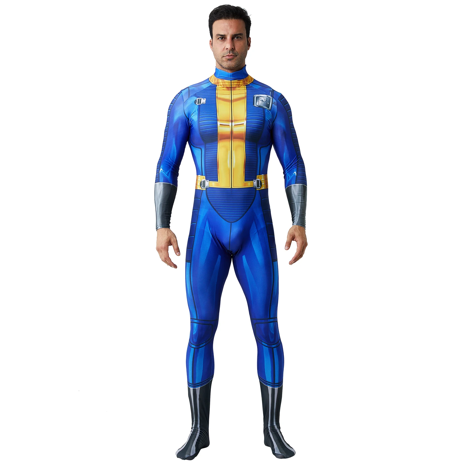 

Fallout 4 Costume Deluxe Quality Superhero Costume Cosplay for Men Halloween Costume for Adult