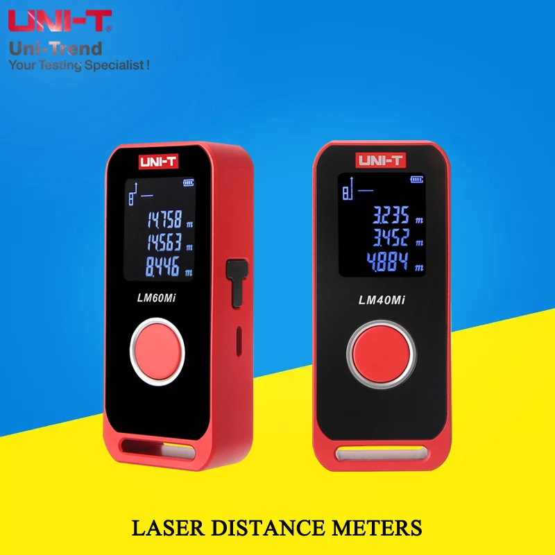 UNI-T Mini Model  Laser Rangefinder LM40Mi/LM60Mi ; 40m/60m Digital Laser Electronic Ruler Measuring Instrument