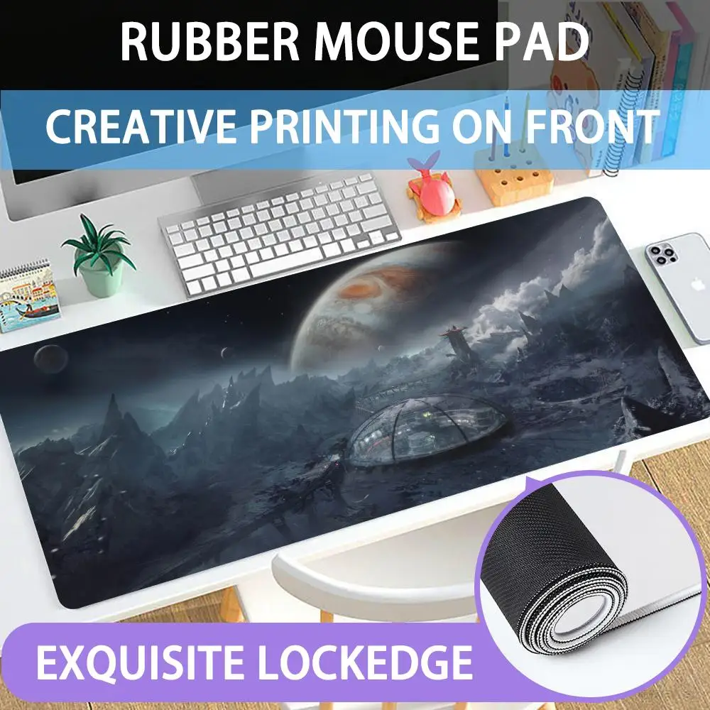 

Mouse Pad Large rubber mouse pad with lock edge computer gamer HD The Callisto Protocol printing desk pad keyboard pad