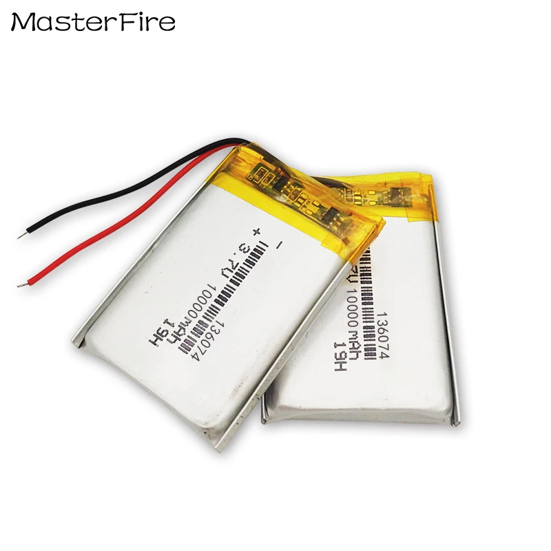 136074 10000mah 3.7V Lithium Polymer Battery For Power Bank Hand Warmer Laptop Tablet PC MID Rechargeable Li-polymer Batteries