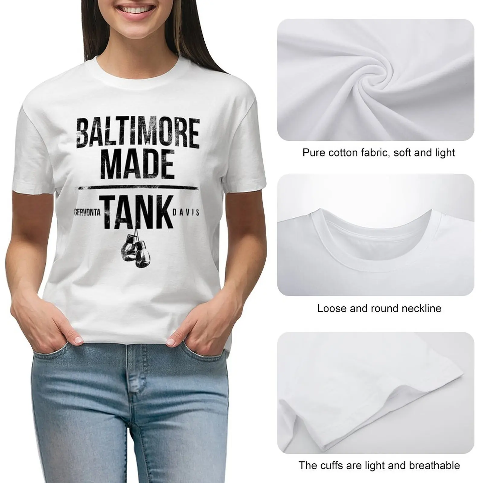 GTD - Baltimore made - 2.0 T-shirt Female clothing kawaii clothes Womens clothing