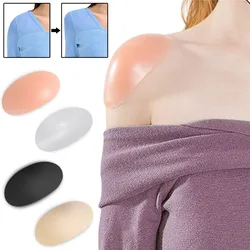 Silicone Shoulder Pad Anti Slip Sticky Pad Invisible Woman Man Shoulder Enhancer Detachable Shoulder Cushion Self-Adhesive