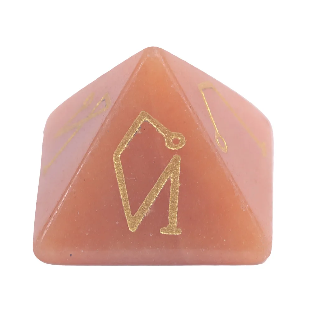 VGDS Hot Natural Crystal Quartz Amethyst Pyramid Quadrangular Cone Four Angel Constellation Symbol Energy Jewelry Healing Stone