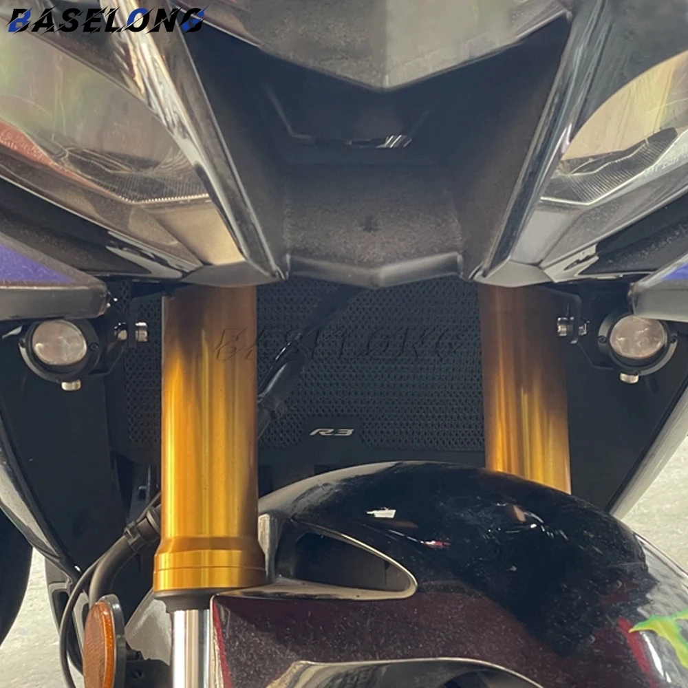 

Motorcycle Accessories Concealed Spotlight Bracket Driving Light Mount For YAMAHA YZF R3 YZF-R3 2019 2020 2021 2022 2023 2024