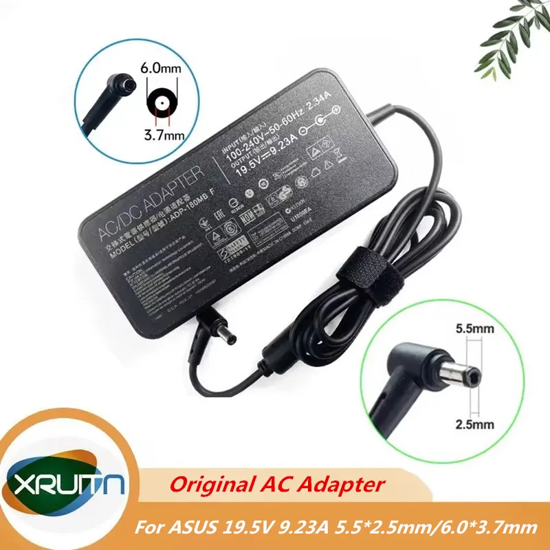 

Оригинальное зарядное устройство ADP-180MB F 19,5 В 9,23 А 5,5x2,5 мм/6,0x3,7 мм для ноутбука Asus 180 Вт Cargador