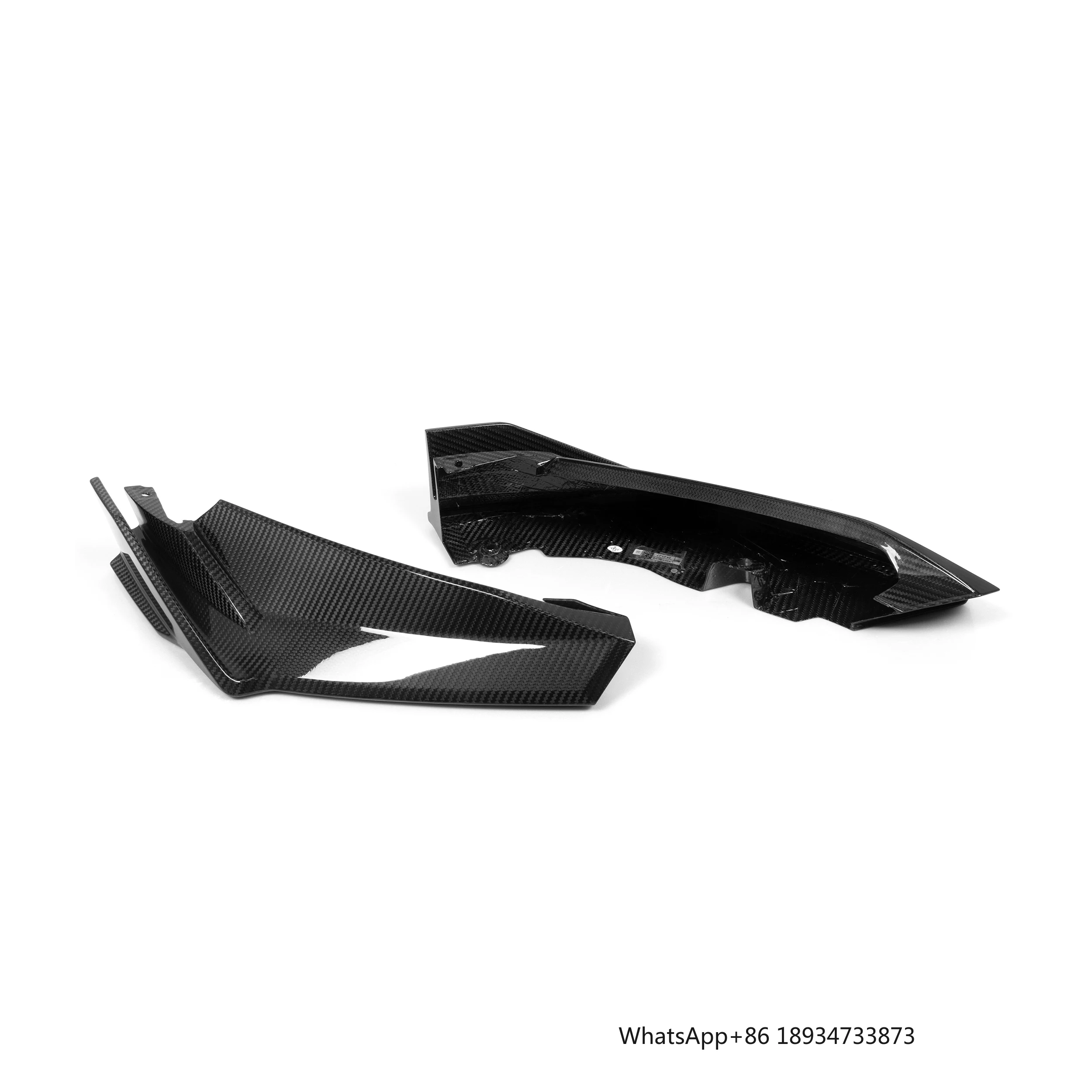 SQ Style 100% Dry Carbon Fiber Front Bumper Spoiler Lip for  BMW M3 M4 G80 G81 G82 G83 2021+  Front Lip