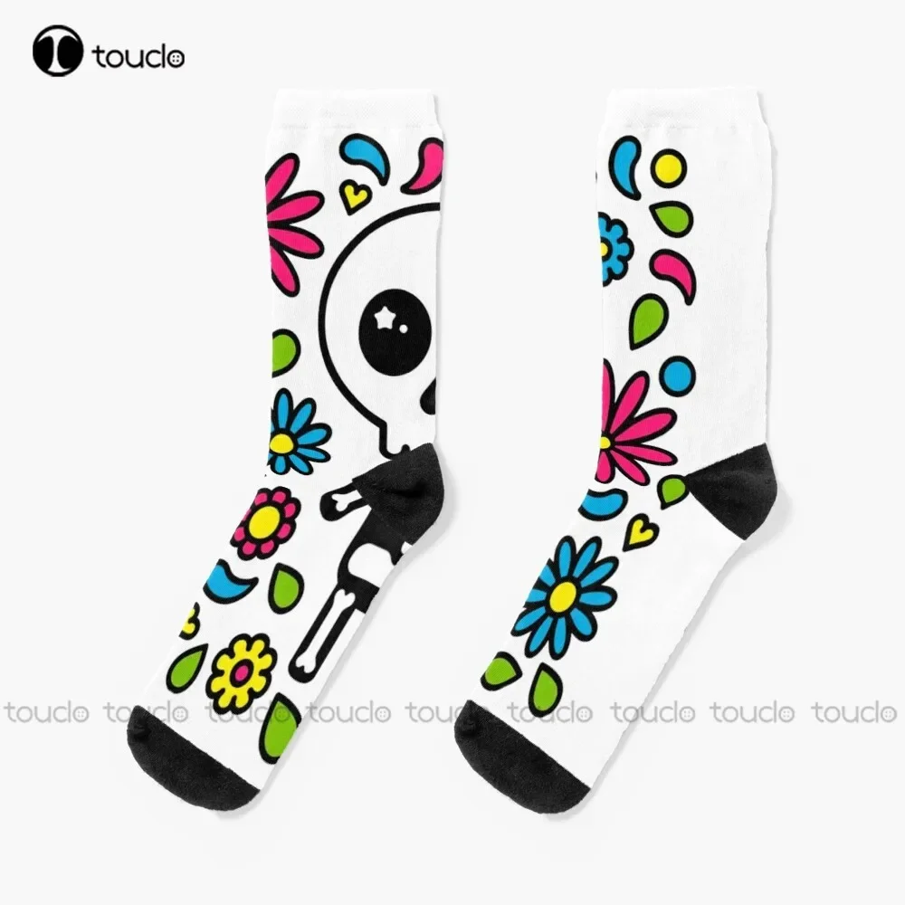 

Skull Man Kull Bone Motorcycle Helmet Engineering Bobber Caferacer Socks Work Socks For Men Creative Funny Socks New Popular Art