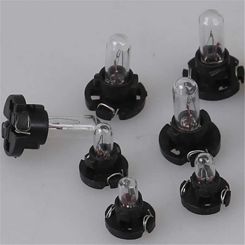 

5Pcs Car Interior Dashboard Indicator Lights Wedge Warm White 12V Auto Lamps for Vehicle Super Bright T3 T4.2 LED Bulbs