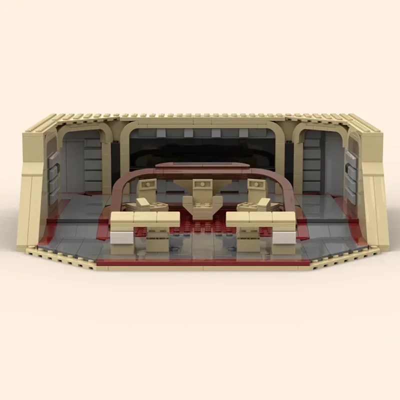 

Star Movie Scene Moc Building Blocks The Next Generation Bridge Diorama Model Technical Bricks DIY Assembly Toy For Gift