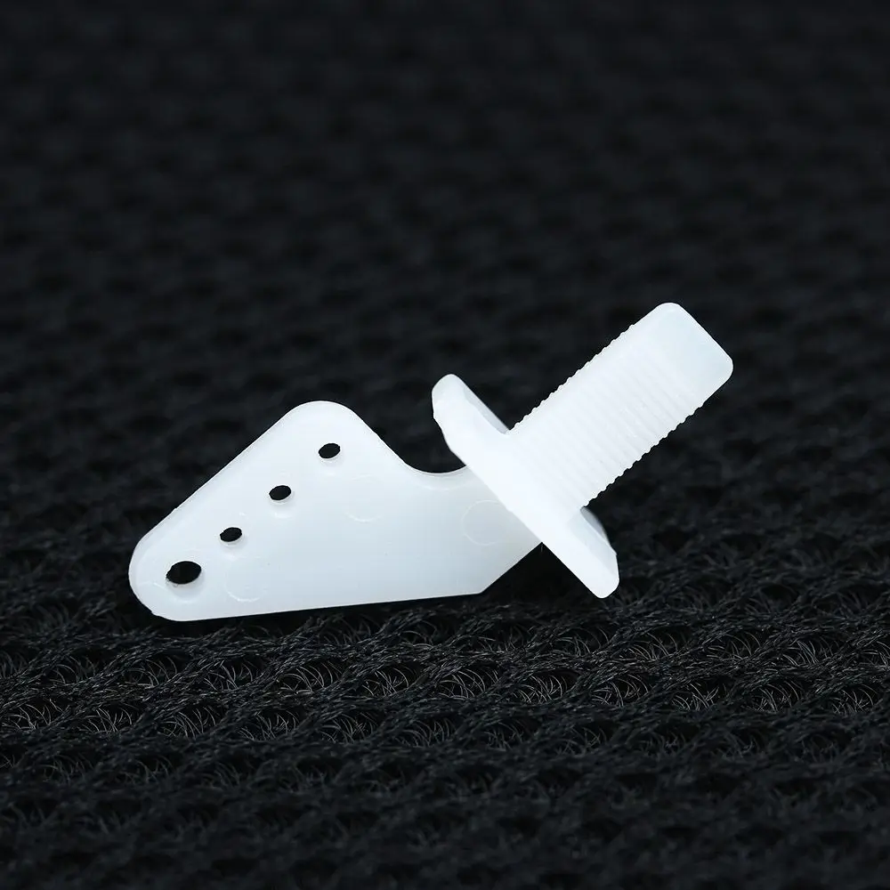 5/10Pcs Hot Nylon White Control Horns RC Model Airplane KT Rudder Angle Quick Adjustment Rocker