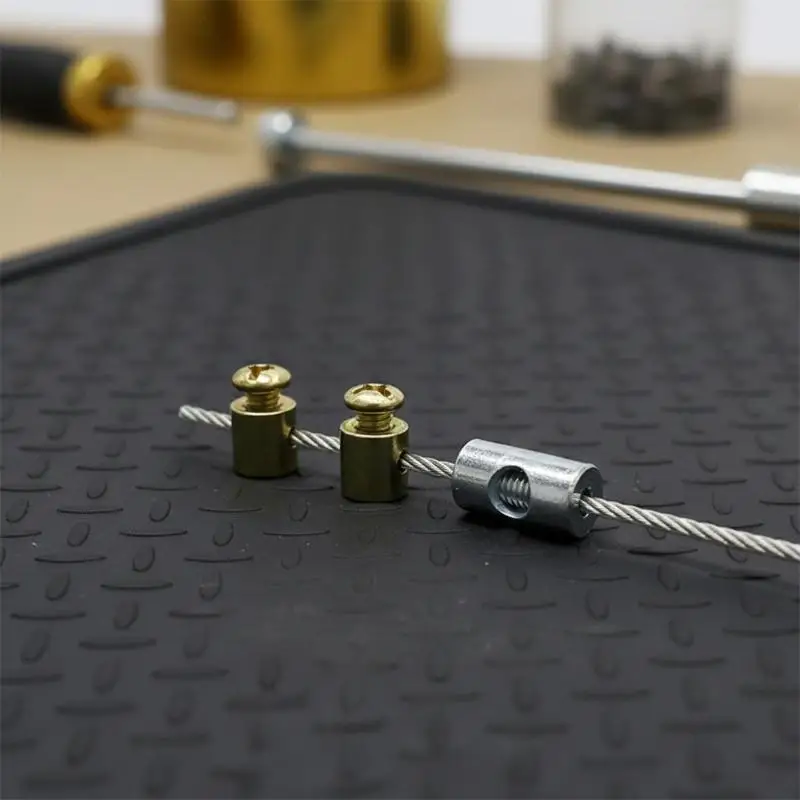 10pcs Throttle Cable Nipple Screw Metal Stopper For Motorcycle Brake Clutch Choke Cable Repair Kart Bike Mower Parts