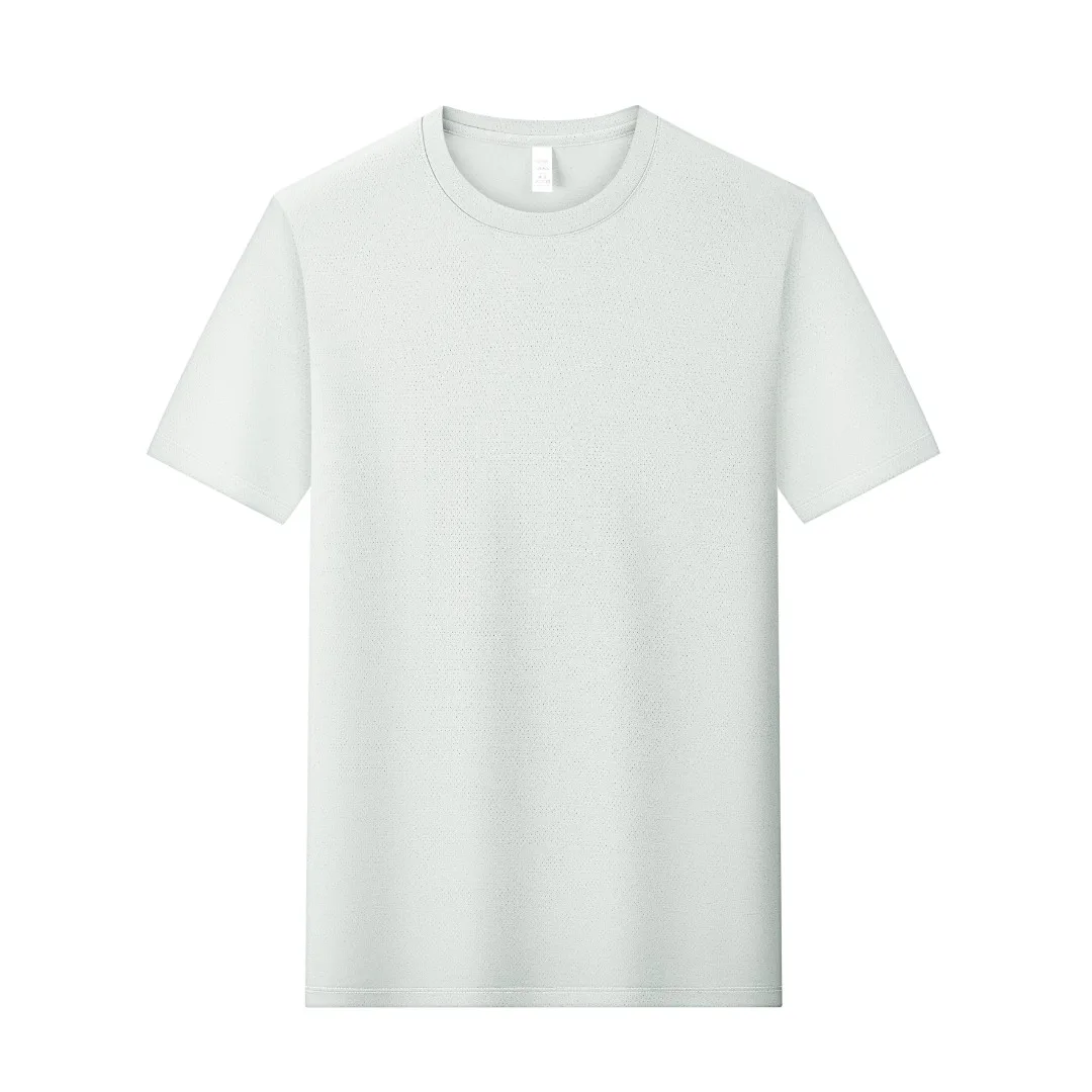 Quick drying round neck short sleeved T-shirt for men and women, outdoor sports and leisure
